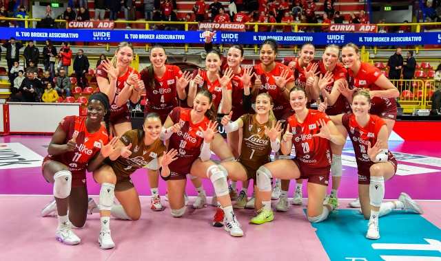 La gioia della Uyba (foto Pubblifoto)
