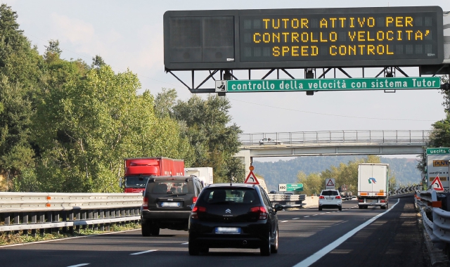Il sistema Tutor sarà attivo su cinque tratte dell’A9