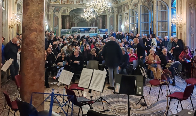 Il Concerto per la pace nel Salone Estense
