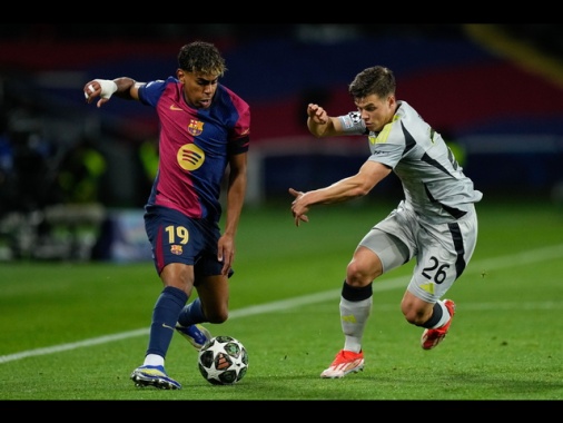 >>>ANSA/Champions:Barca show con Yamal,Psg avanti con Donnarumma