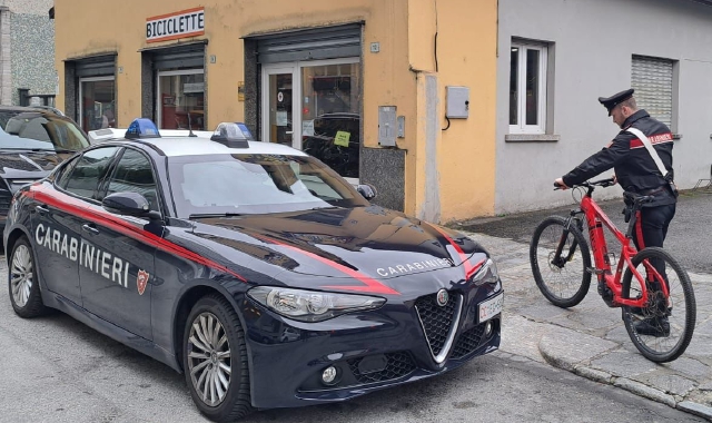 Ruba bici elettrica, in manette 40enne del Varesotto