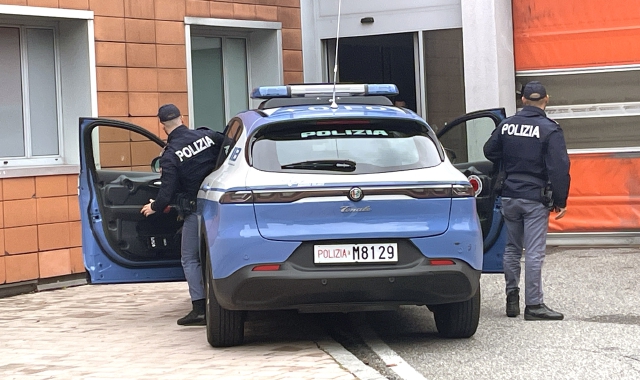 Sul posto sono intervenuti gli agenti della polizia (foto Archivio)