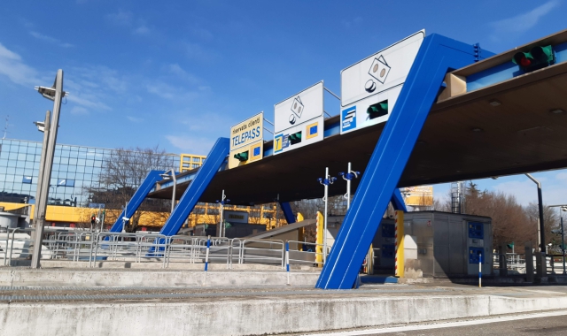 L’auto è stata fermata al casello di Gallarate