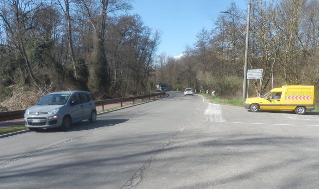L’incrocio dove verrà realizzata uan rotonda