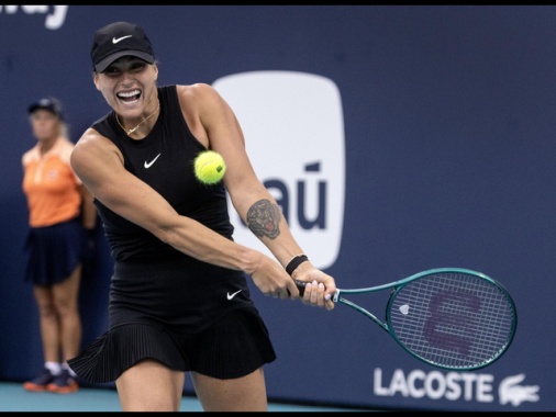 Tennis: Wta Miami, Sabalenka in semifinale contro Paolini