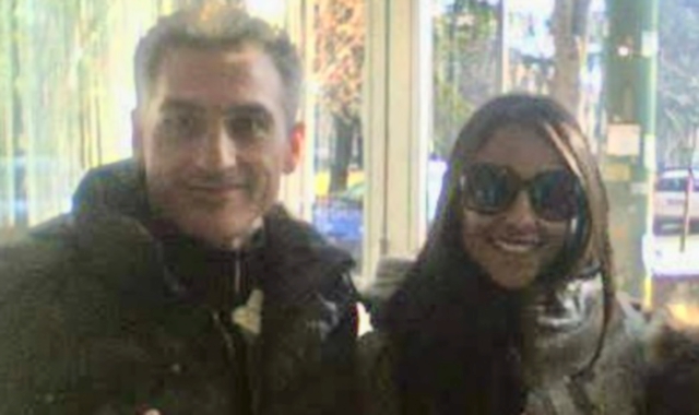 Michele Della Malva con Adilma Pereira Carneiro