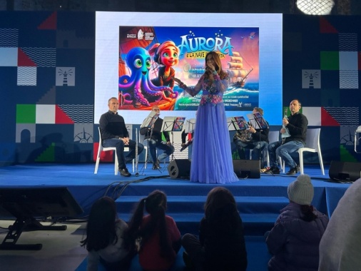 Aurora e la nave incantata, il Vespucci diventa una fiaba