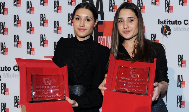 Angela e Marianna Fontana premiate al Baff 2017 (foto Nick Zonna)