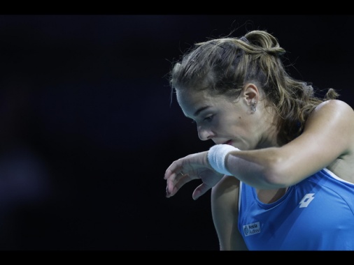 Tennis: Wta Charleston, Bronzetti fuori al primo turno