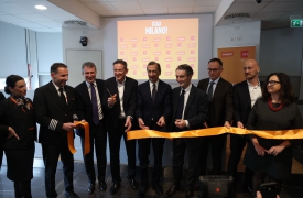 EasyJet inaugura la base di Linate: «Nessuna competizione con Malpensa»