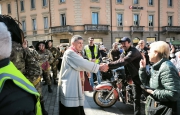 Saronno, la benedizione delle moto
