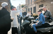 Saronno, la benedizione delle moto