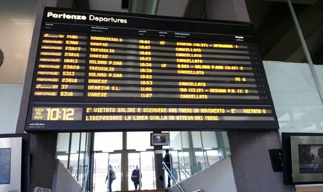 Sciopero nazionale, Trenord: «Possibili ripercussioni»