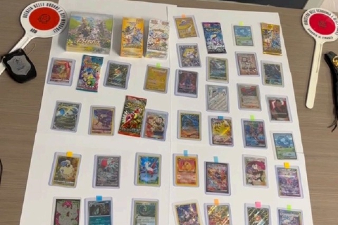 Maxi sequestro di carte Pokémon: turista svizzero nei guai