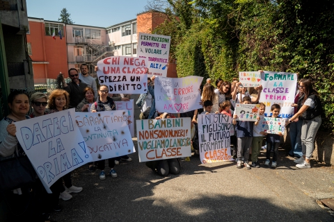«Salvate la scuola di Bosto»
