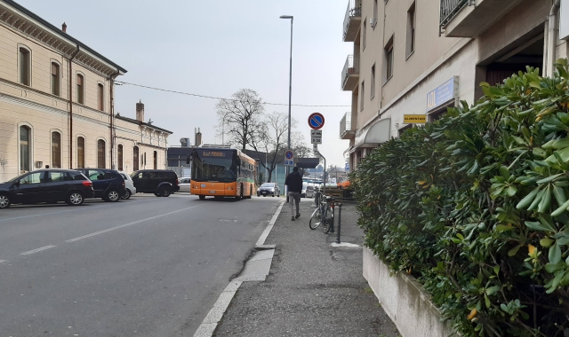 Via Beccaria e corso 25 Aprile (sopra) sono strade a rischio