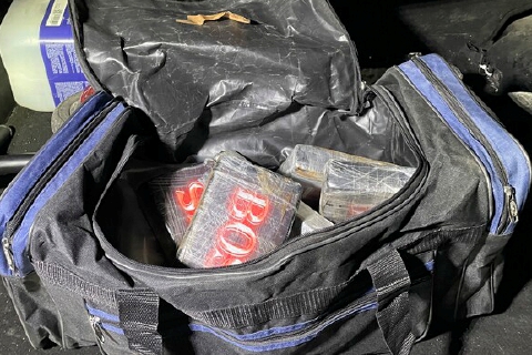 Trova borsa con droga e 9.000 euro nel cortile di casa