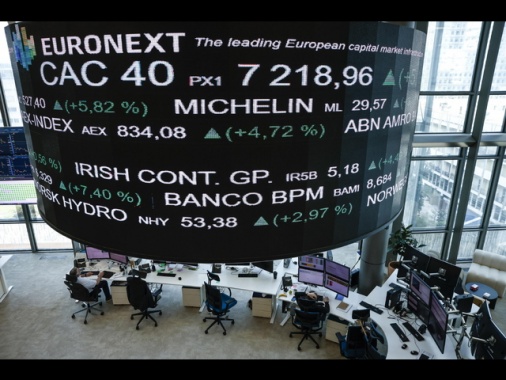 Borsa: Milano lima il calo (-0,46%) con l'Europa e Wall Street