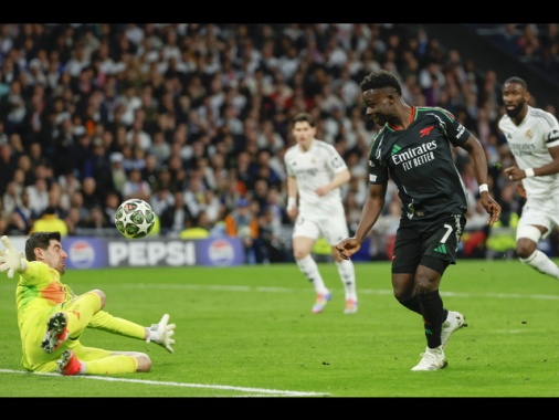 Champions: Real Madrid-Arsenal 1-2, inglesi in semifinale