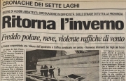 Trentaquattro anni fa la bufera di neve