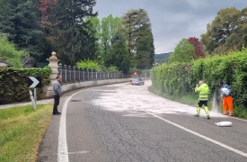 Incidente davanti alla villa di Berlusconi