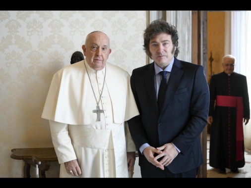 Fonti, Milei a Roma per l'ultimo saluto a Papa Francesco