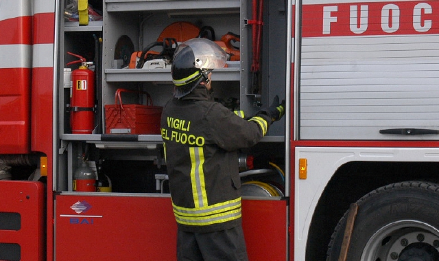 Immondizia a fuoco a Busto Arsizio