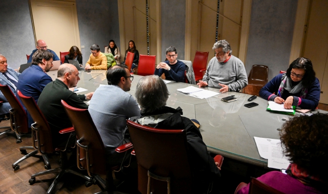 La Commissione in Sala Giunta (foto Stefano Benvegnù/BLITZ)