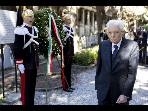 Mattarella, la Resistenza voleva la pace, repubblichini la morte