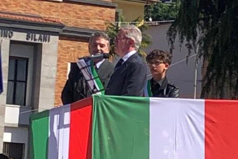Luino, Battarino: «Democrazia è la patria»