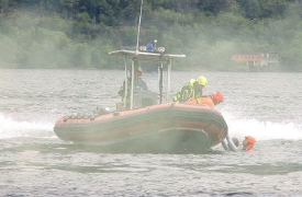 Scontro nel lago Maggiore: due feriti