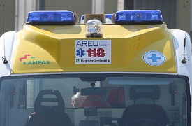 Fresa gli schiaccia un piede: soccorso 58enne a Luino