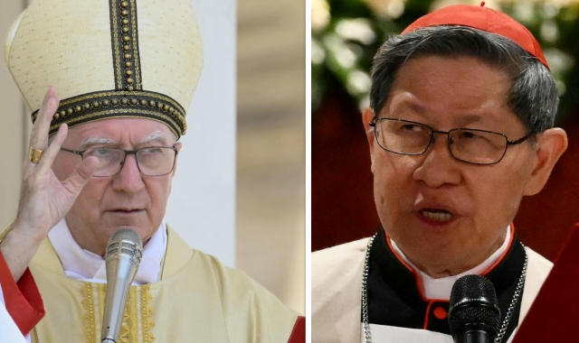 I cardinali Pietro Parolin e Luis Antonio Tagle