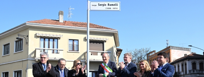 Largo Sergio Ramelli. «Grazie Busto»