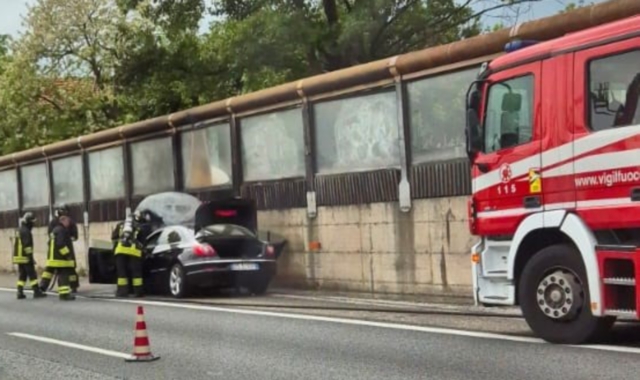 L’intervento dei vigili del fuoco
