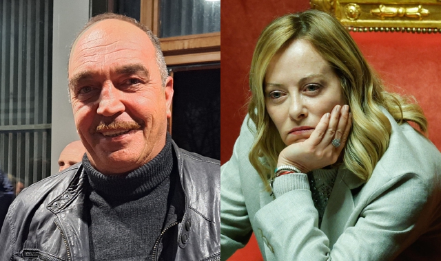 Checco Lattuada e Giorgia Meloni