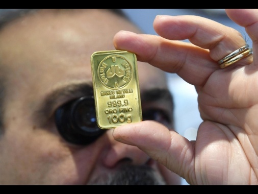 In rialzo dello 0,52% il prezzo spot dell'oro
