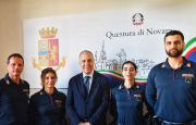 Una famiglia in divisa alla Questura di Novara