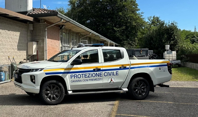 Il mezzo della Protezione civile rubato e poi ritrovato