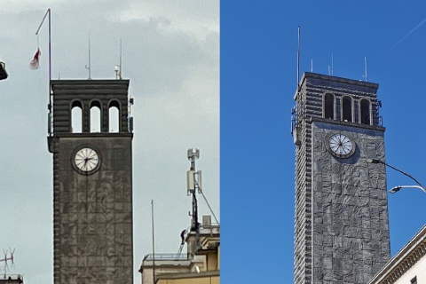Varese: Torre civica senza bandiera e senza tempo