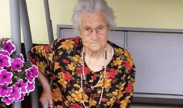 Luisa Maria Longo ha compiuto 104 anni (foto Ranzetta) 
