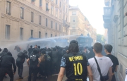 Scontri al corteo anti remigration