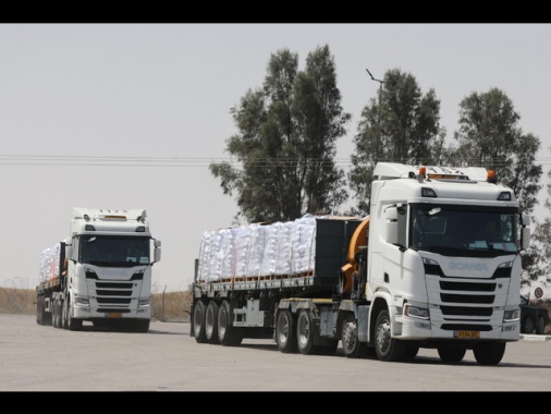 Onu, 'oggi 20 camion di aiuti entreranno nella Striscia di Gaza'