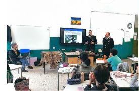 Carabinieri forestali in cattedra a Golasecca