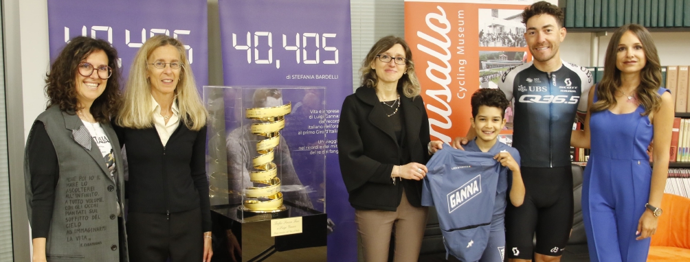 La maglia della nuova Ganna in onore del campione di Induno