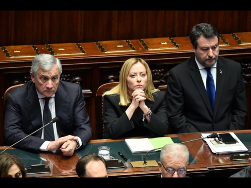 Incontro a Palazzo Chigi fra Meloni, Salvini e Tajani