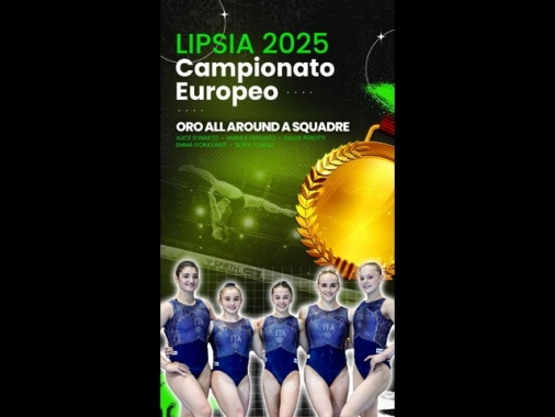 Ginnastica: Europei artistica; Italia femminile oro a squadre