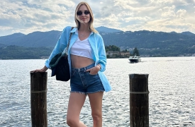Chiara Ferragni sul lago d’Orta: «Assolutamente da vedere»