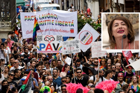 Vladimir Luxuria madrina del Varese Pride