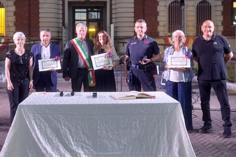 I benemeriti di Caronno: Codarri, Cattaneo e Salafia
